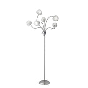 Adesso Home - 4511-22 - LED Floor Lamp - Pom Pom - Brushed Steel