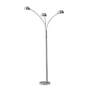 Adesso Home - 5118-22 - Arc Lamp - Domino - Brushed Steel