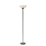 Adesso Home - 5120-01 - Two Light Torchiere - Metropolis - Black Nickel