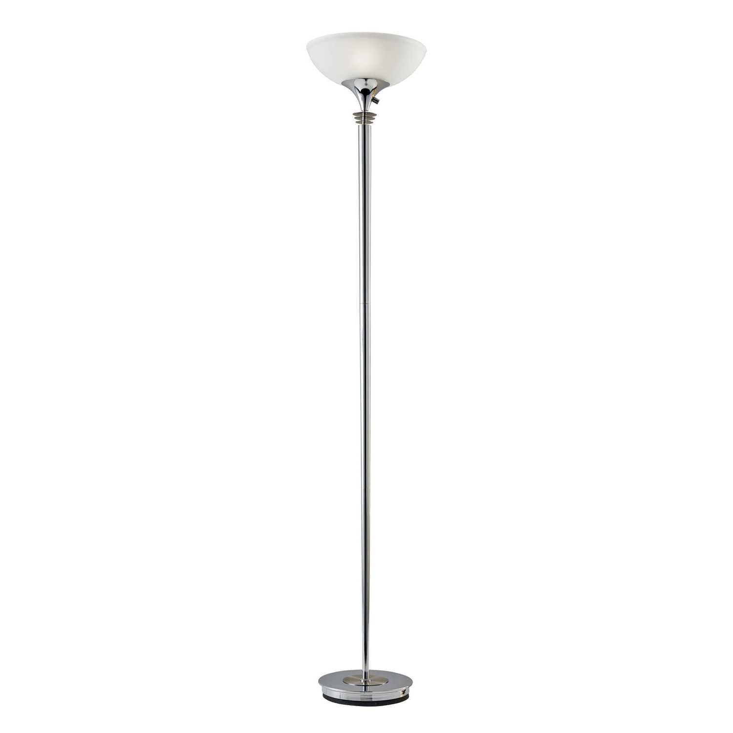 Adesso Home - 5120-22 - Two Light Torchiere - Metropolis - Chrome