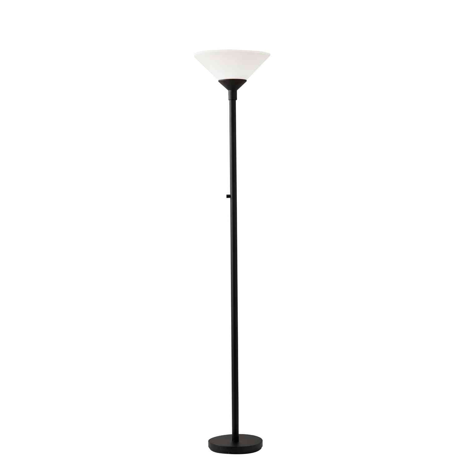 Adesso Home - 7500-01 - Two Light Torchiere - Aries - Black