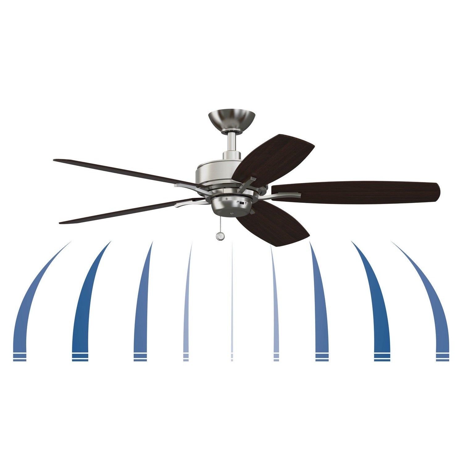Fanimation - FP6284BN - 52"Ceiling Fan - Aire Deluxe - Brushed Nickel