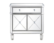 Elegant Lighting - MF6-1002SC - Cabinet - Contempo - Hand Rubbed Antique Silver