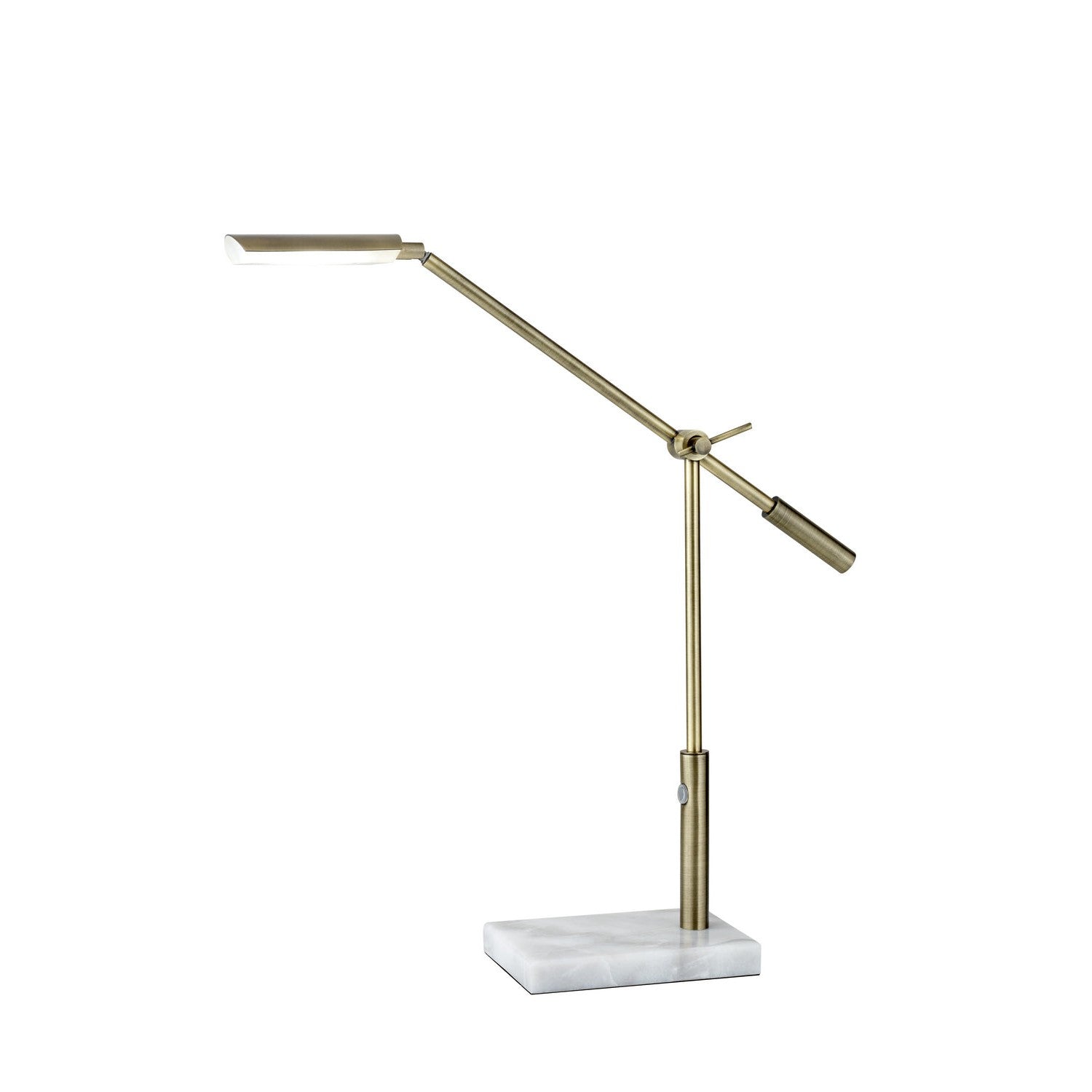 Adesso Home - 4128-21 - LED Desk Lamp - Vera - White Marble