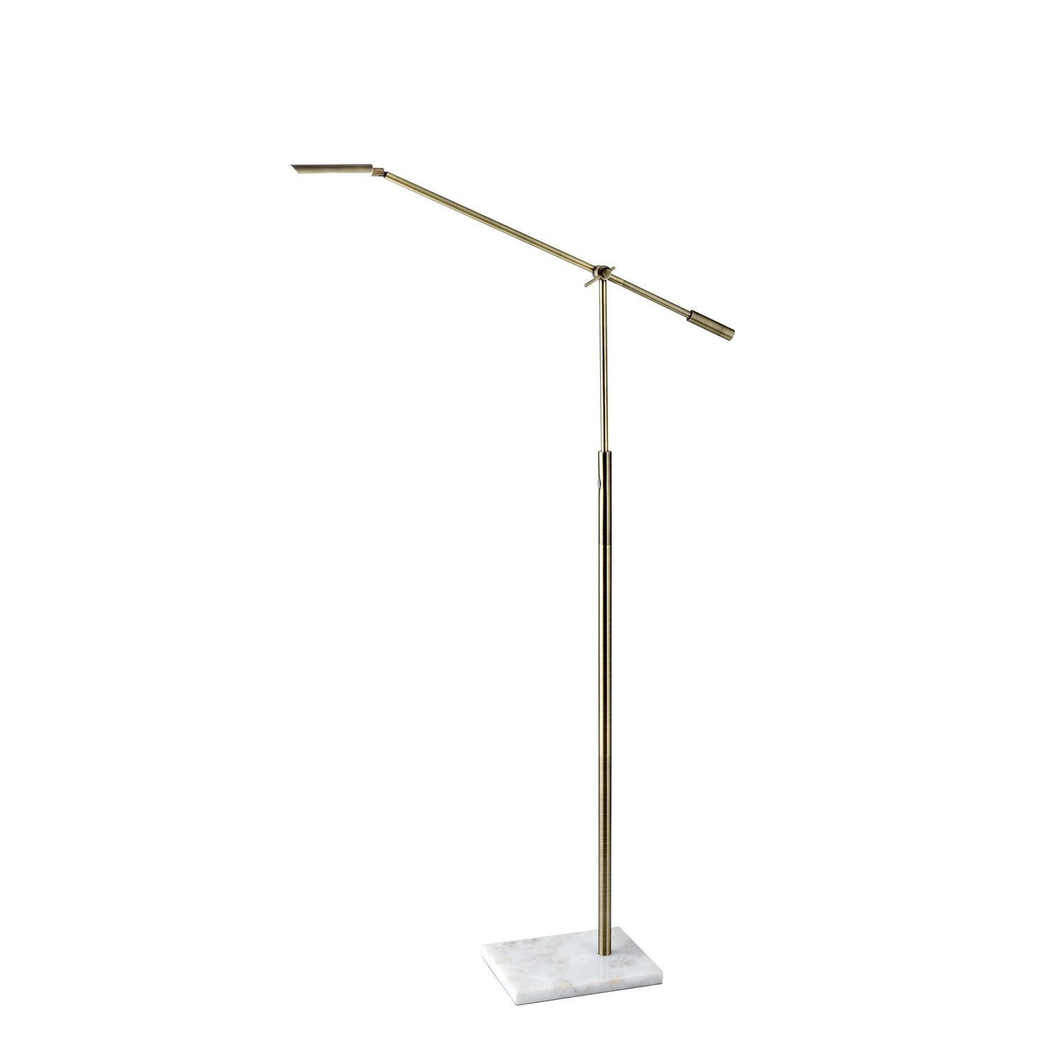 Adesso Home - 4129-21 - LED Floor Lamp - Vera - White Marble