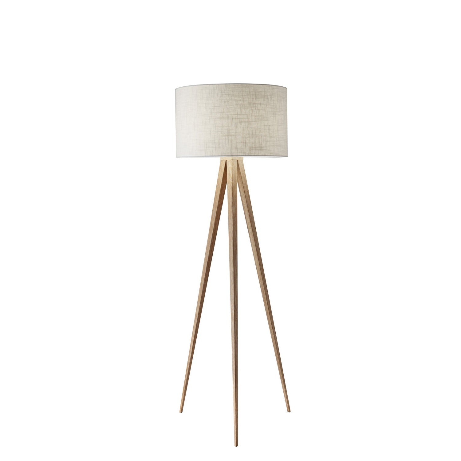 Adesso Home - 6424-12 - Floor Lamp - Director - Natural Wood