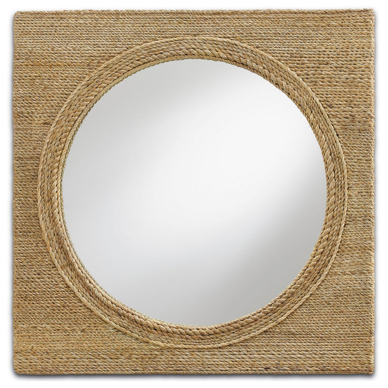 Currey and Company - 1000-0004 - Mirror - Tisbury Collection - Natural/Mirror