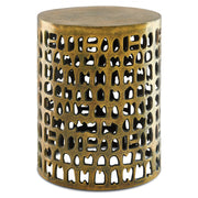 Currey and Company - 4000-0011 - Accent Table - Alvar Gold Accent Table - Antique Gold