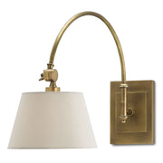 Currey and Company - 5000-0003 - One Light Wall Sconce - Ashby Collection - Antique Brass