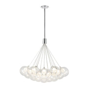 Kuzco Lighting - CH3128 - LED Chandelier - Bolla - Chrome