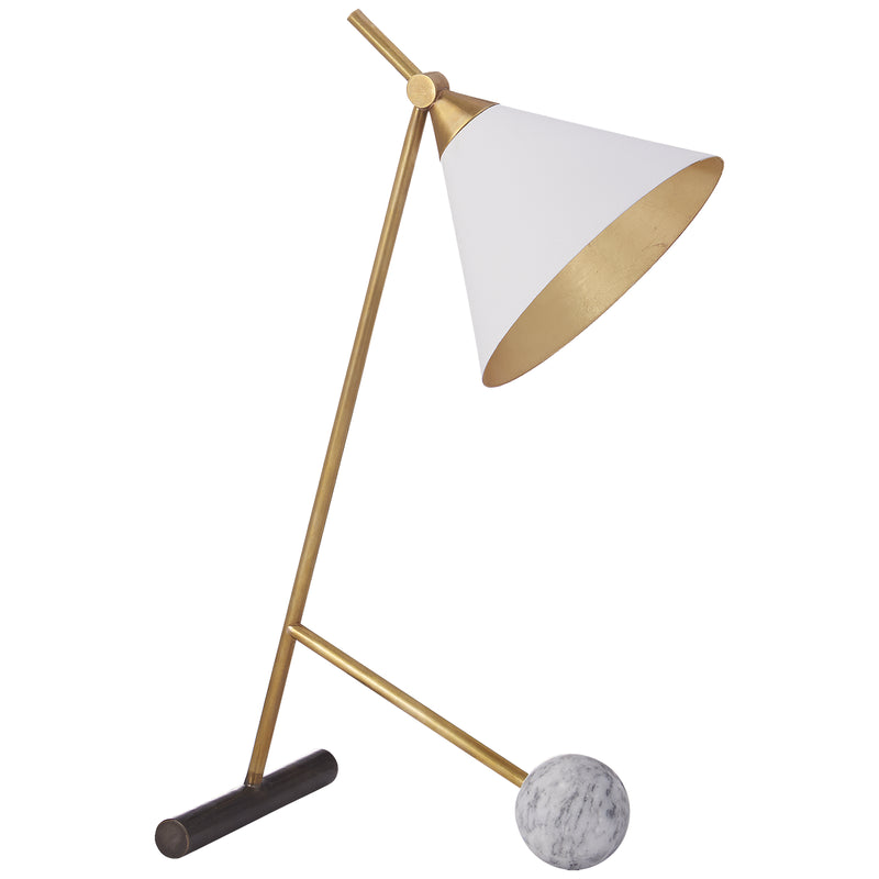 Visual Comfort Signature - KW 3410BZ/AB - One Light Table Lamp - Cleo - Bronze with Antique-Burnished Brass