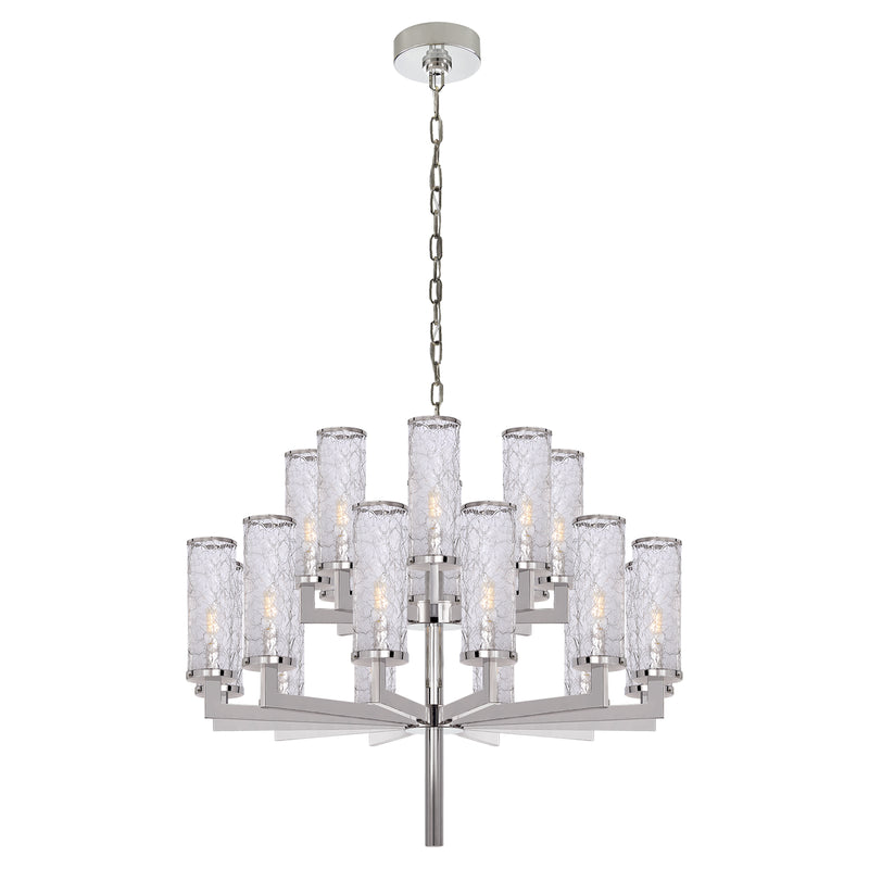 Visual Comfort Signature - KW 5201PN-CRG - 20 Light Chandelier - Liaison - Polished Nickel
