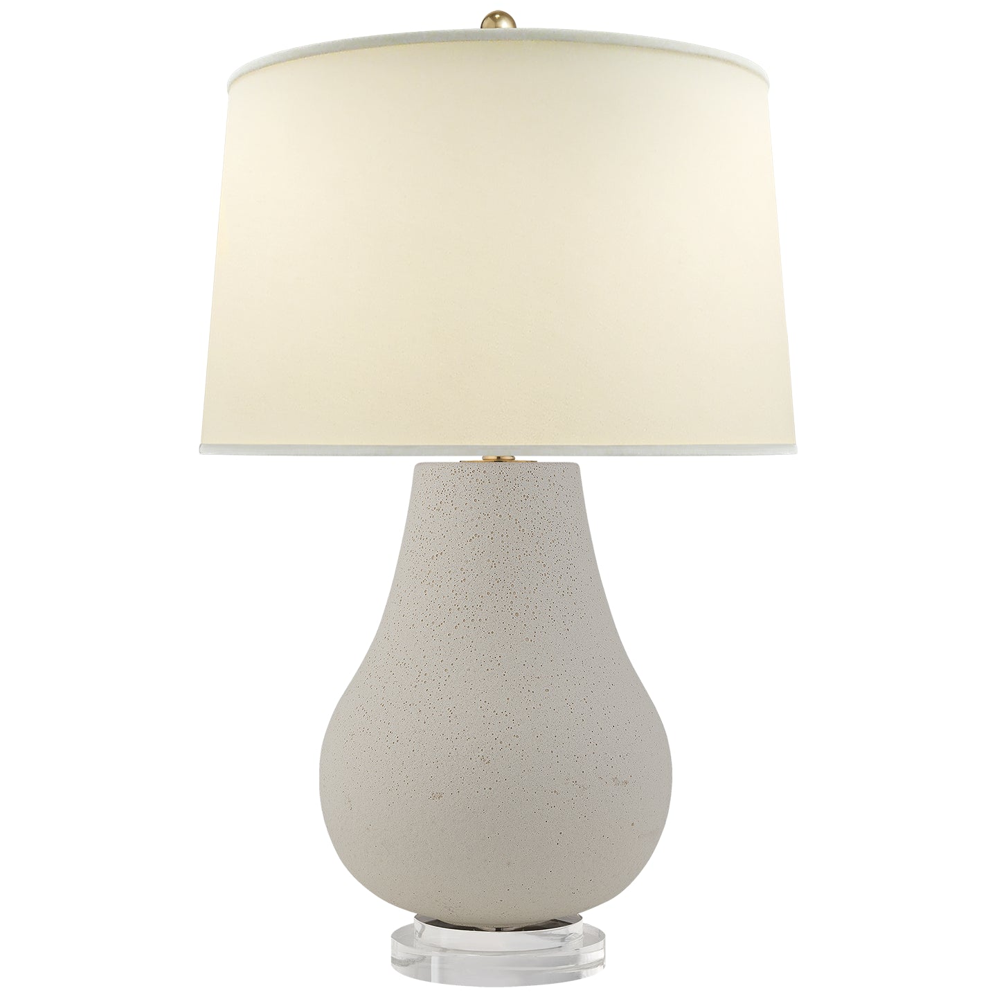 Visual Comfort Signature - CHA 8658VI-PL - One Light Table Lamp - Arica - Volcanic Ivory