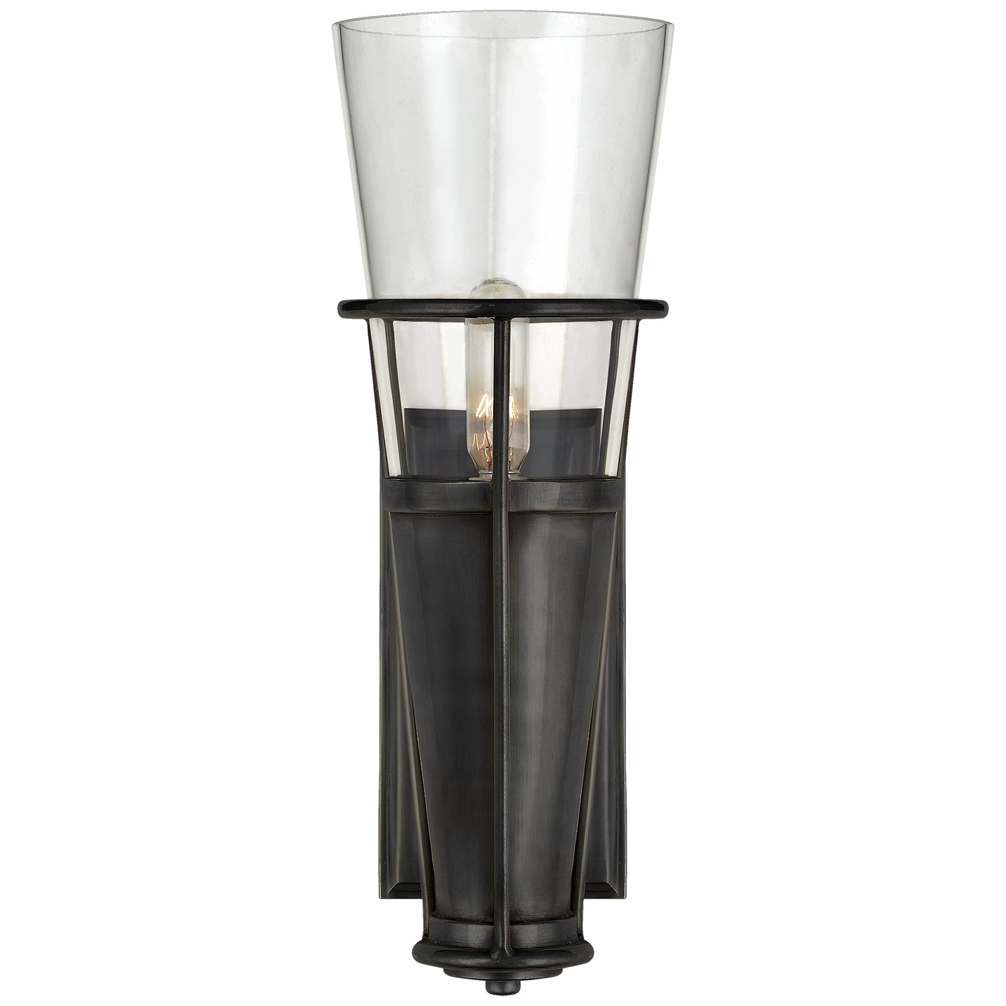 Visual Comfort Signature - TOB 2751BZ-CG - One Light Wall Sconce - Robinson - Bronze