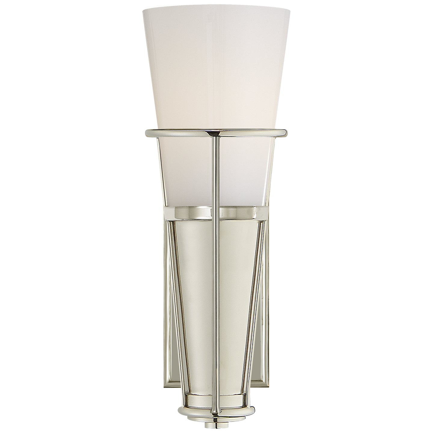 Visual Comfort Signature - TOB 2751PN-WG - One Light Wall Sconce - Robinson - Polished Nickel