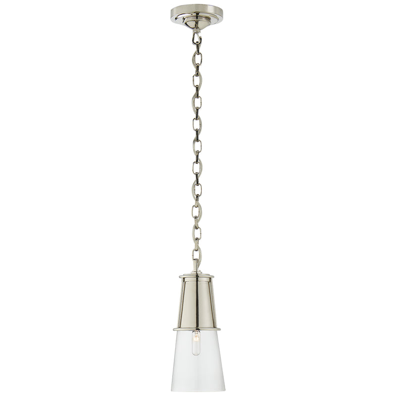 Visual Comfort Signature - TOB 5751PN-CG - One Light Pendant - Robinson - Polished Nickel