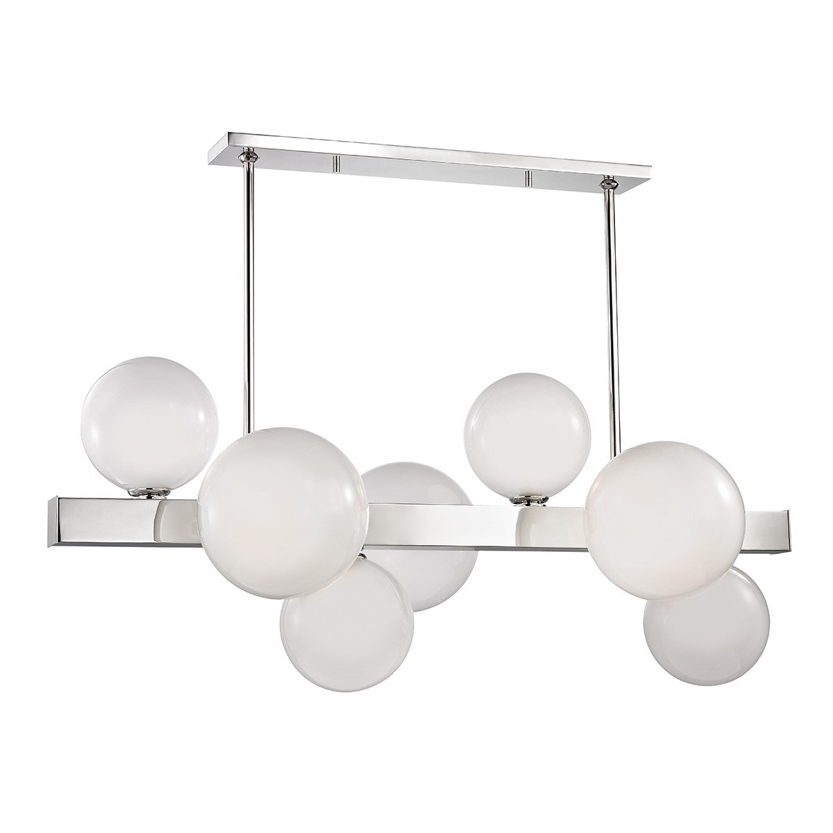 Hudson Valley - 8717-PN - LED Island Pendant - Hinsdale - Polished Nickel