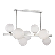 Hudson Valley - 8717-PN - LED Island Pendant - Hinsdale - Polished Nickel