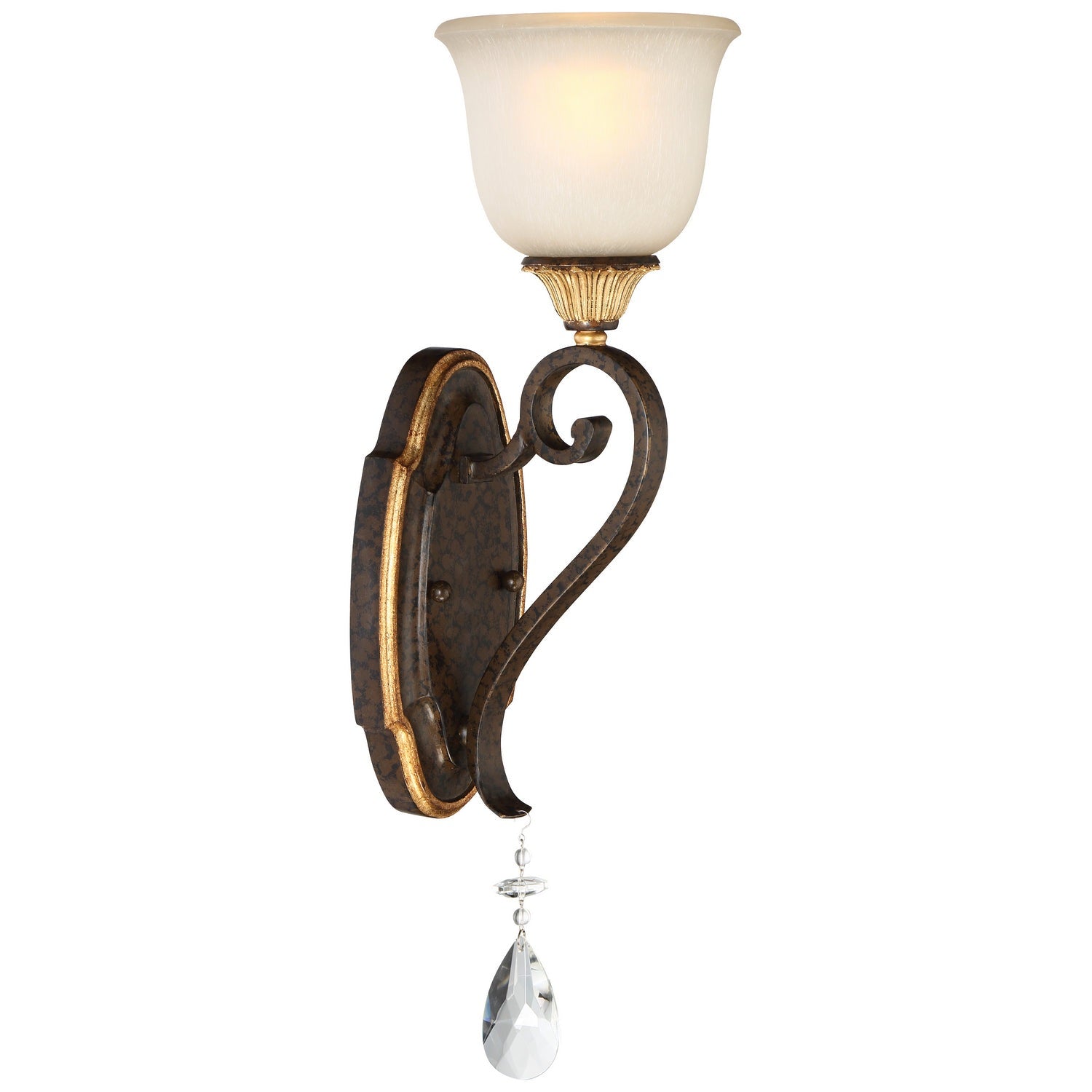 Metropolitan - N1461-652 - One Light Bath - Chateau Nobles - Raven Bronze W/Sunburst Gold H