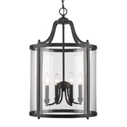 Golden - 1157-4P BLK - Four Light Pendant - Payton - Matte Black