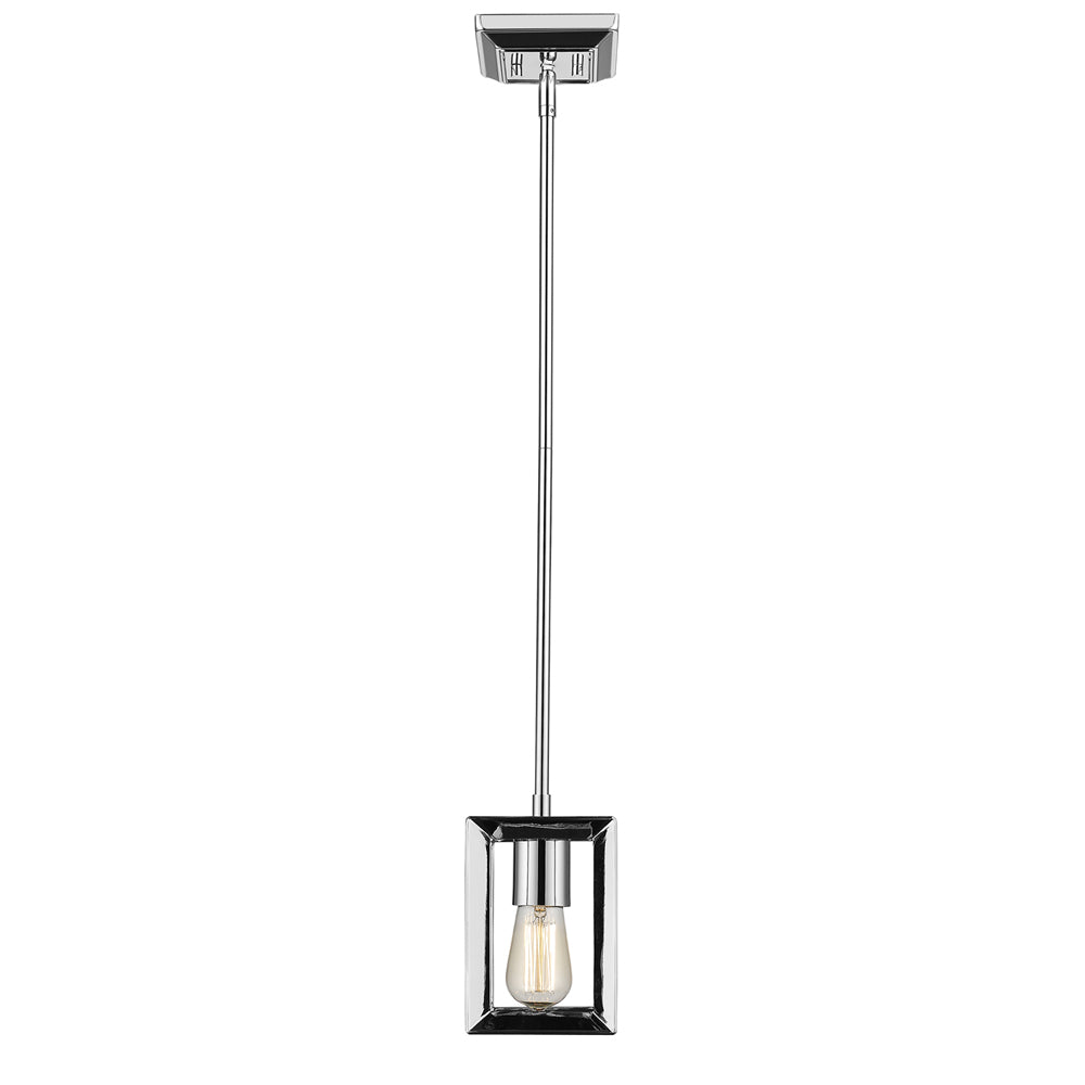 Golden - 2074-M1L CH - One Light Mini Pendant - Smyth - Chrome