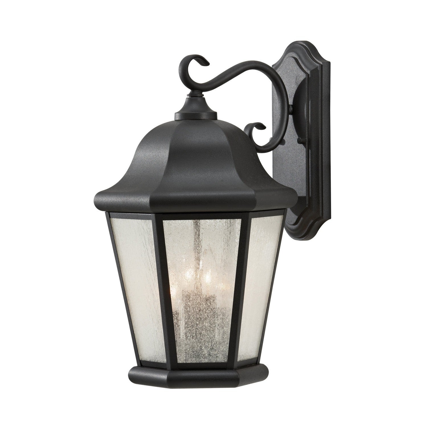 Generation Lighting - OL5904BK - Four Light Outdoor Wall Lantern - Martinsville - Black