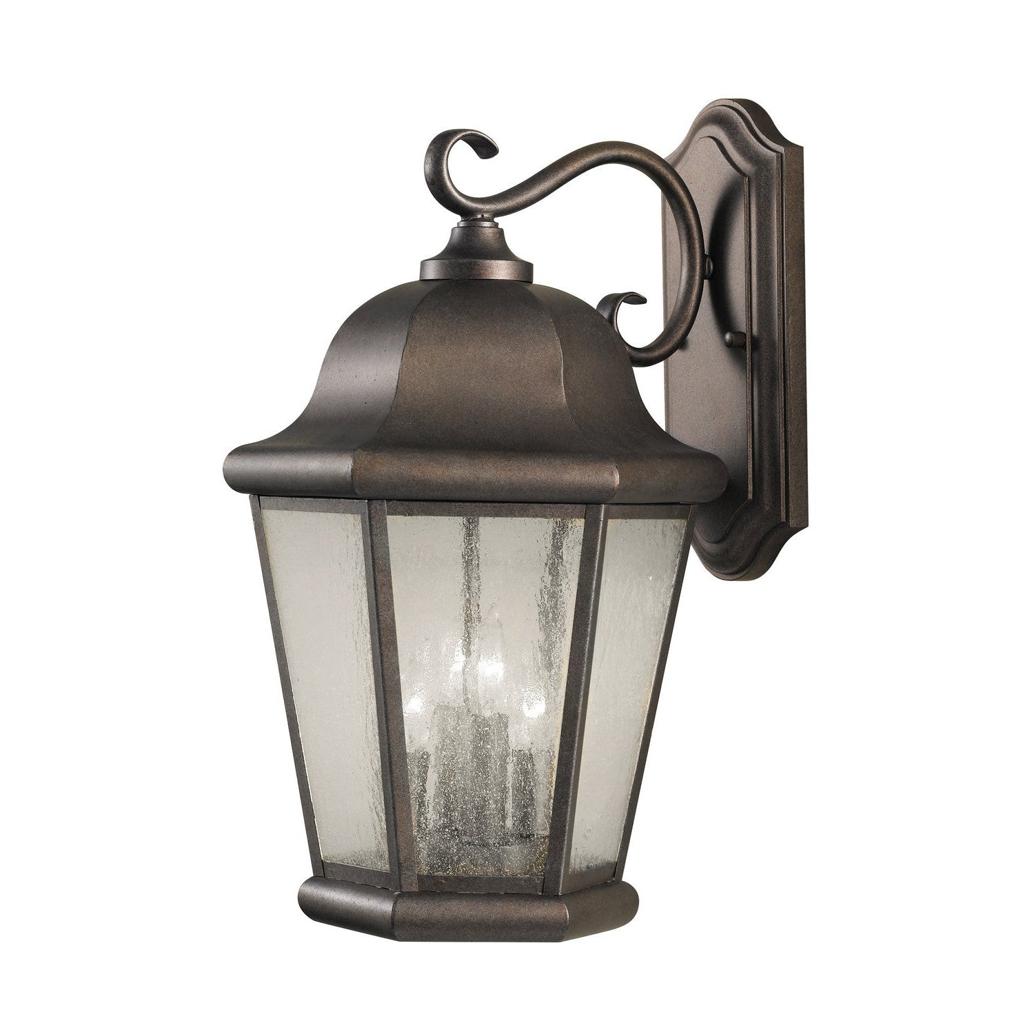 Generation Lighting - OL5904CB - Four Light Outdoor Wall Lantern - Martinsville - Corinthian Bronze