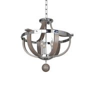 Kalco - 300440CH - Three Light Semi Flush Mount - Sharlow - Chrome