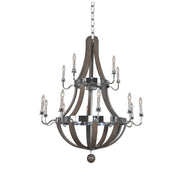 Kalco - 300485CH - 15 Light Chandelier - Sharlow - Chrome