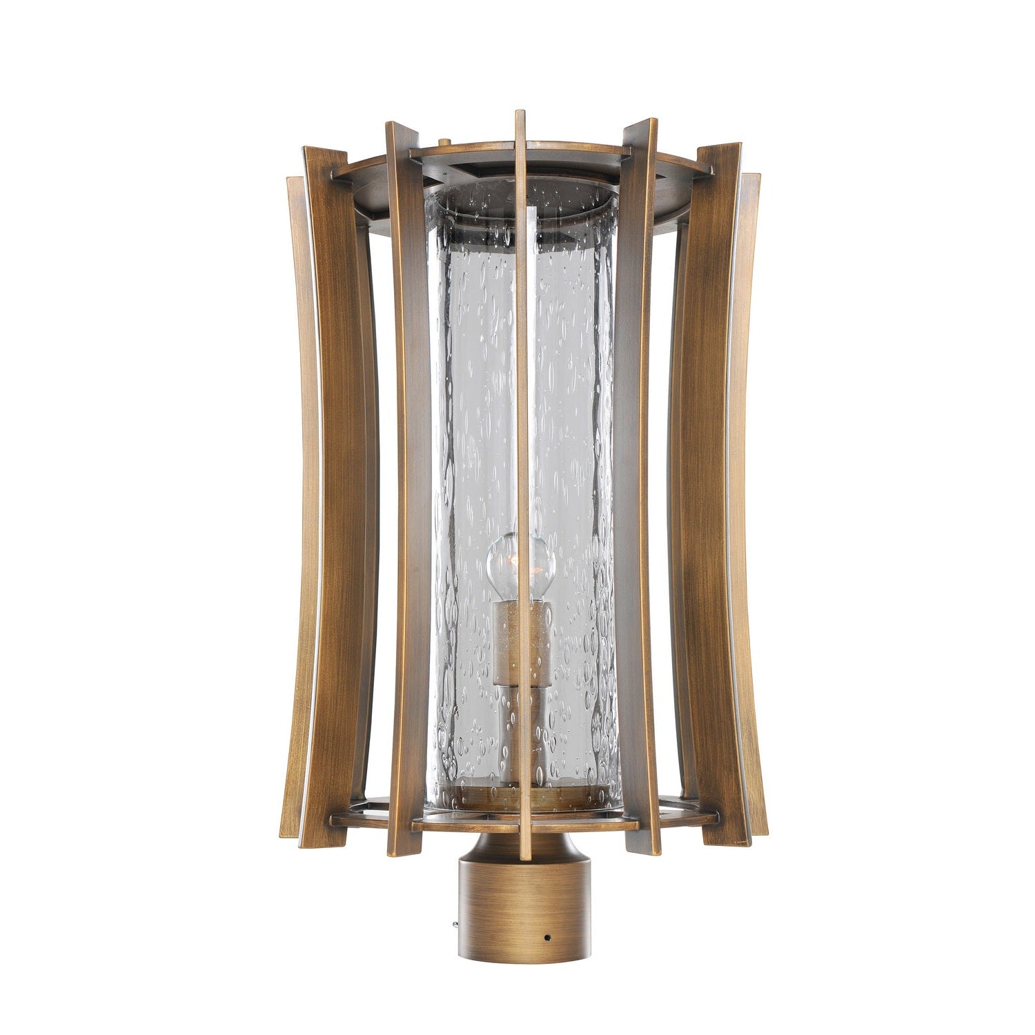 Kalco - 400601MZ - One Light Post - Pier Mount - Ronan - Modern Bronze
