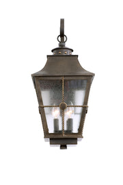 Kalco - 403523AGB - Four Light Wall Bracket - Belle Grove - Aged Bronze