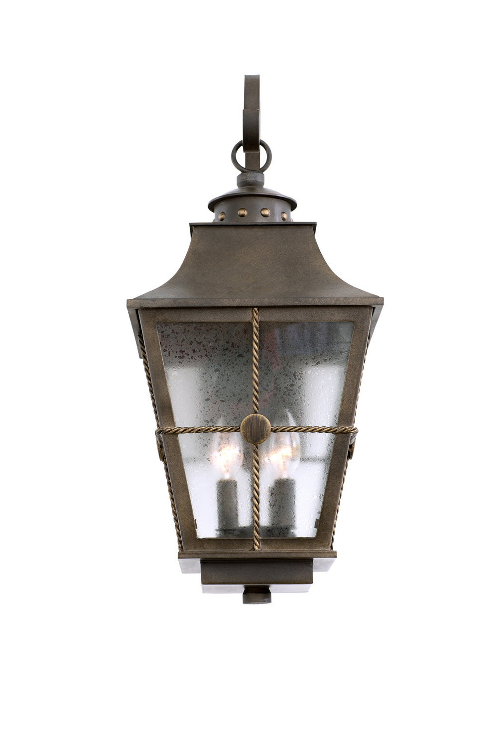 Kalco - 403523AGB - Four Light Wall Bracket - Belle Grove - Aged Bronze