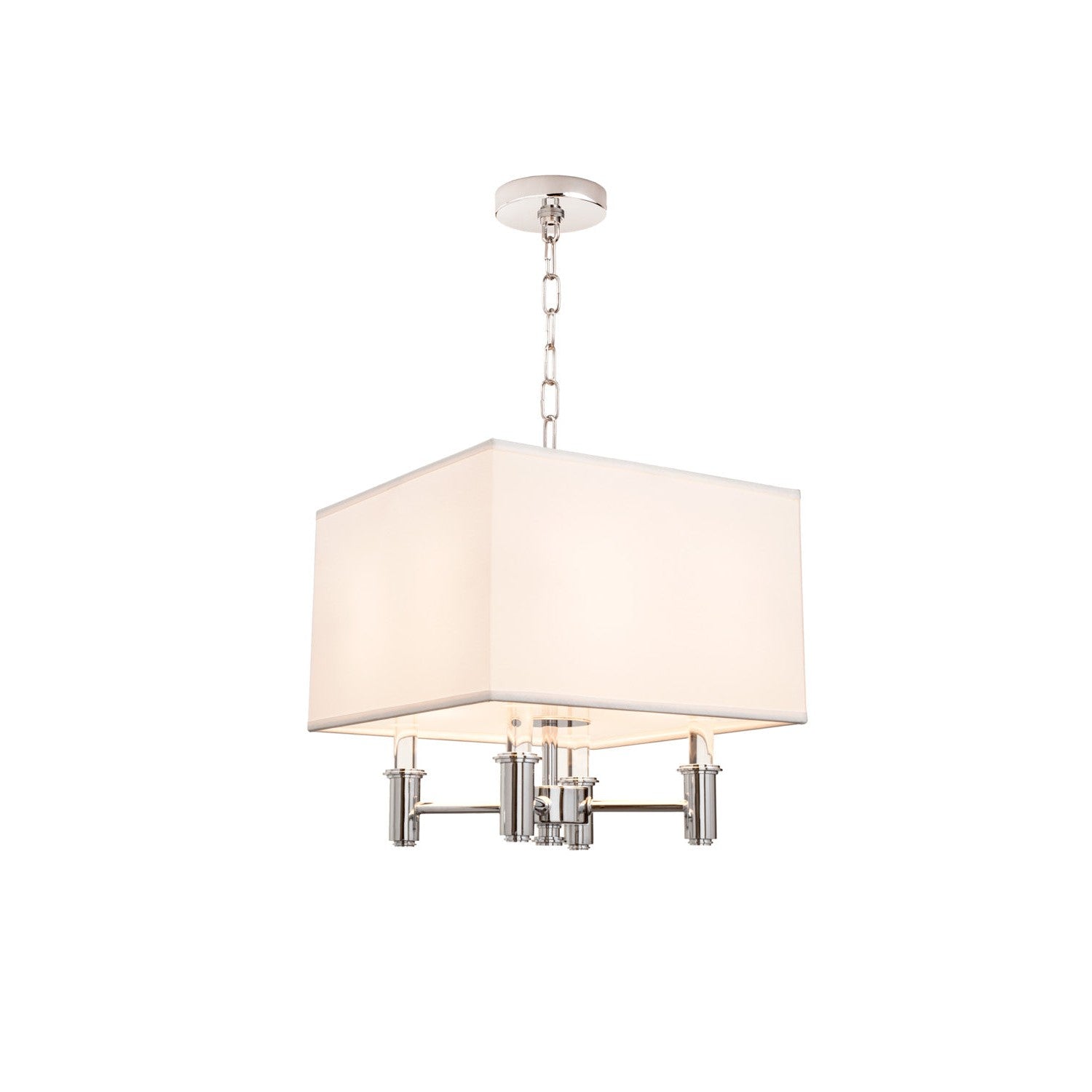 Kalco - 500570CH - Four Light Convertible Pendant - Semi Flush Mount - Dupont - Chrome