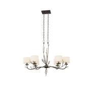 Kalco - 501050BJT - Six Light Chandelier - Denali - Bronze Jewel Tone
