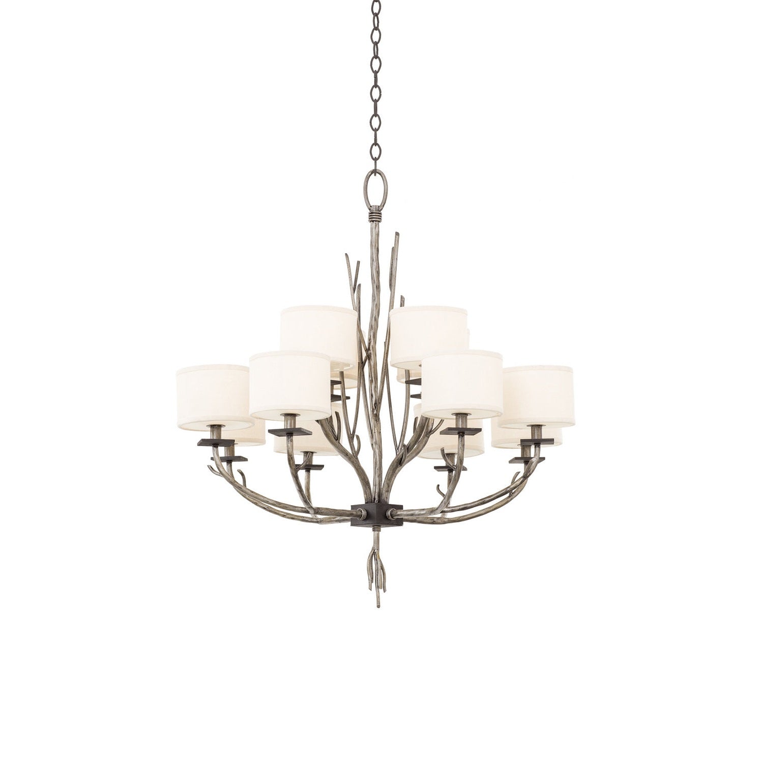 Kalco - 501052BJT - 12 Light Chandelier - Denali - Bronze Jewel Tone