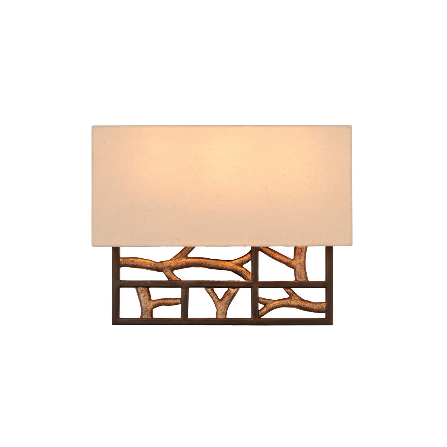 Kalco - 501131BZG - Three Light Wall Sconce - Hudson - Bronze Gold