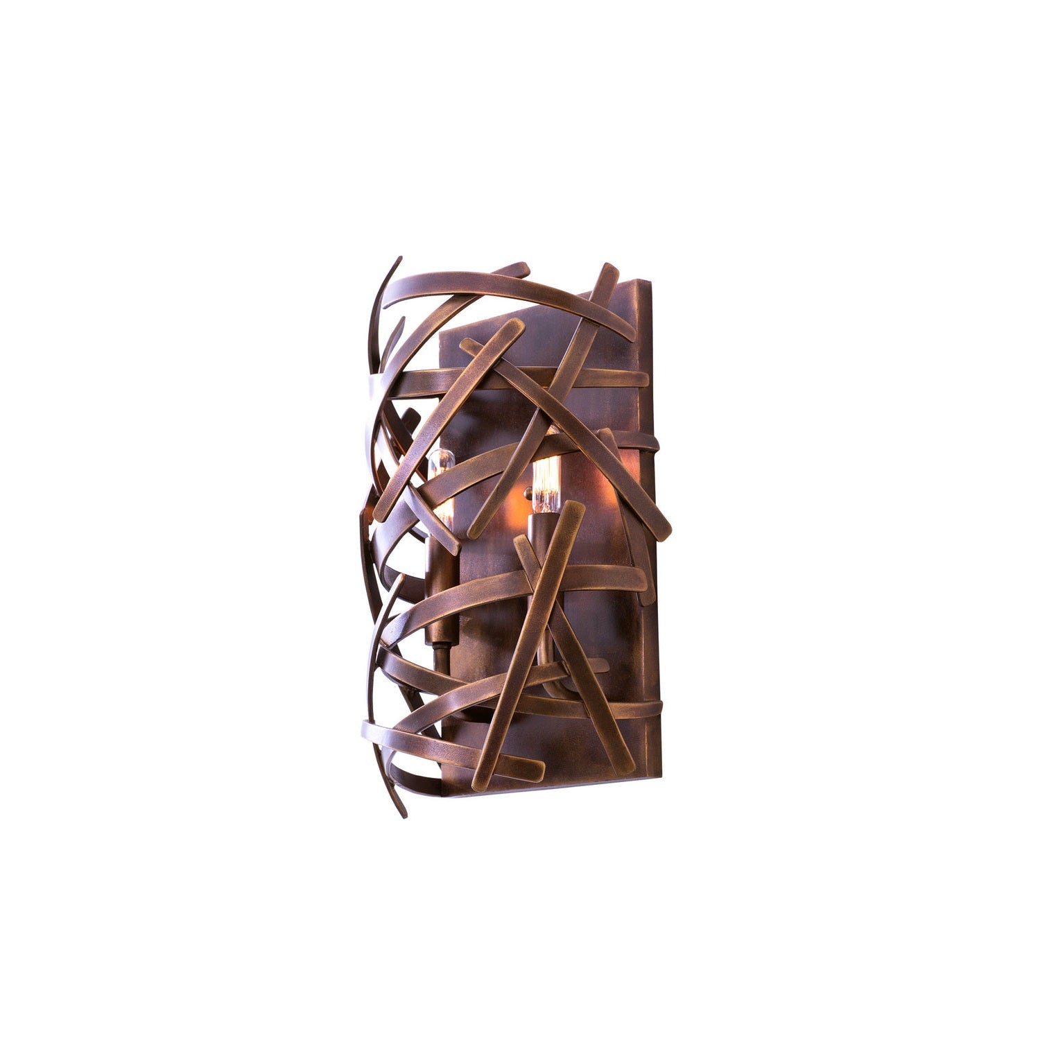 Kalco - 501520CP - Two Light Wall Sconce - Ambassador - Copper Patina