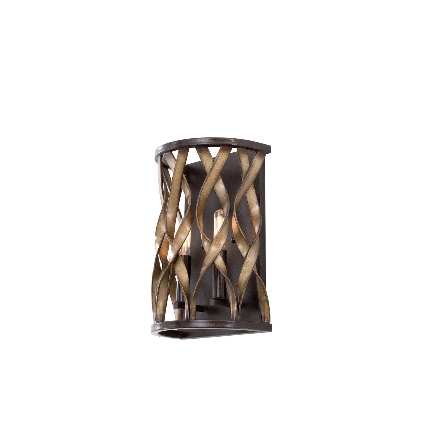 Kalco - 501820MC - Two Light Wall Sconce - Soho - Milk Chocolate