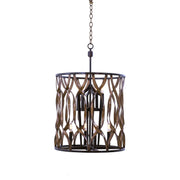 Kalco - 501852MC - Eight Light Foyer Pendant - Soho - Milk Chocolate