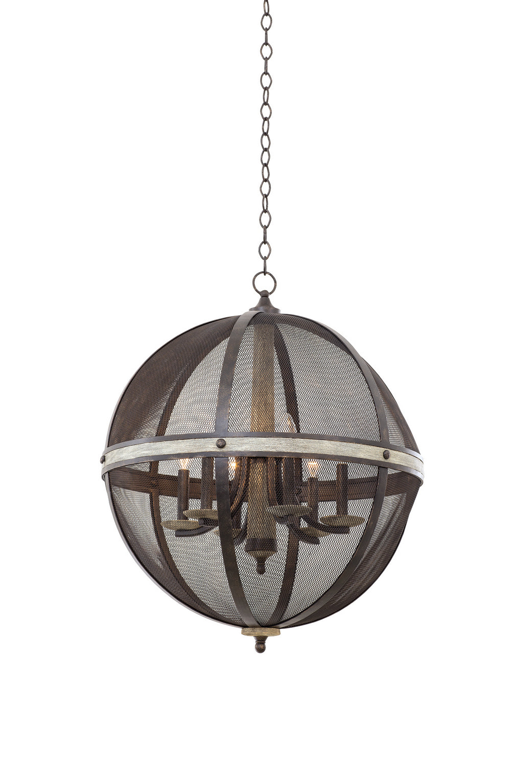 Kalco - 7041FG - Six Light Chandelier - Coronado - Florence Gold