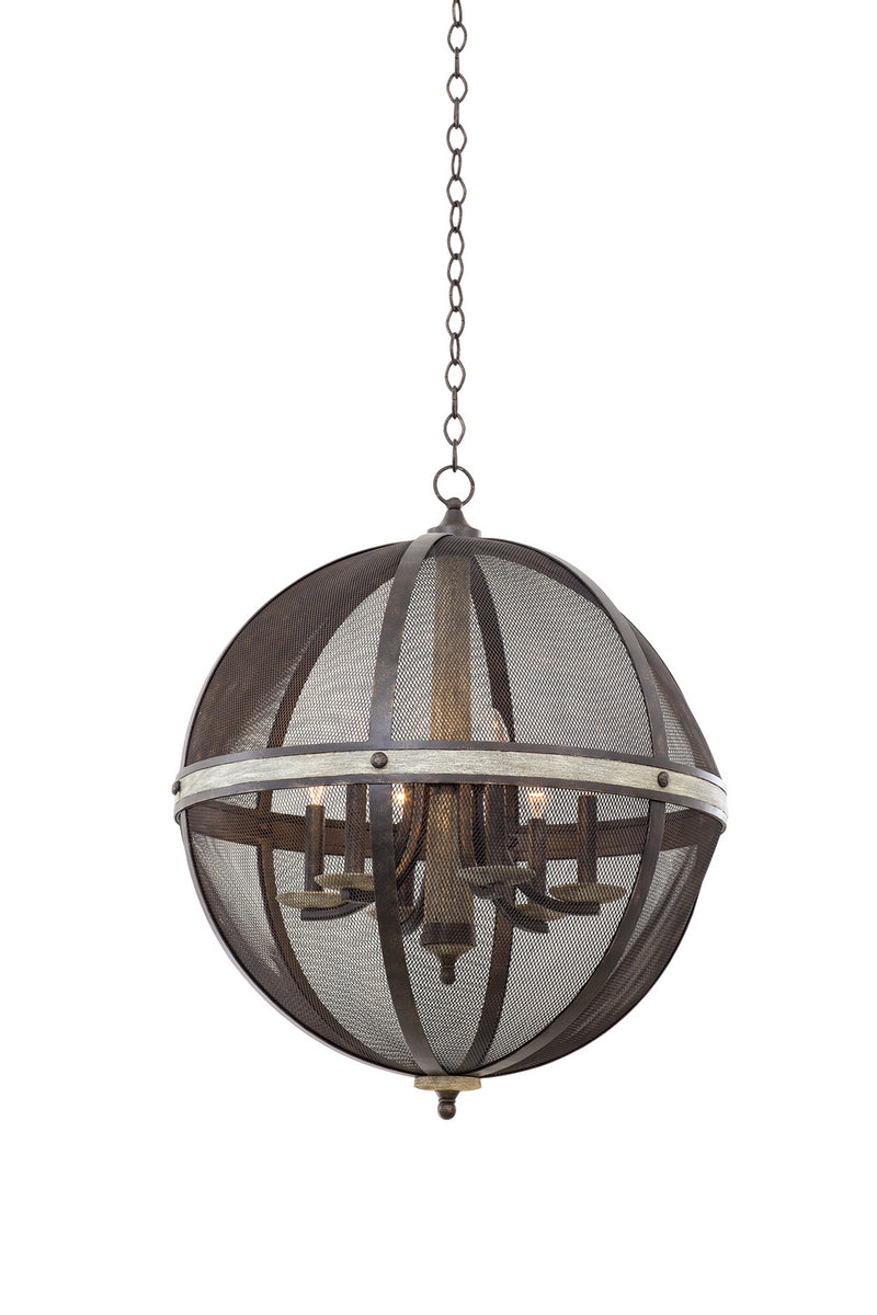 Kalco - 7041FG - Six Light Chandelier - Coronado - Florence Gold