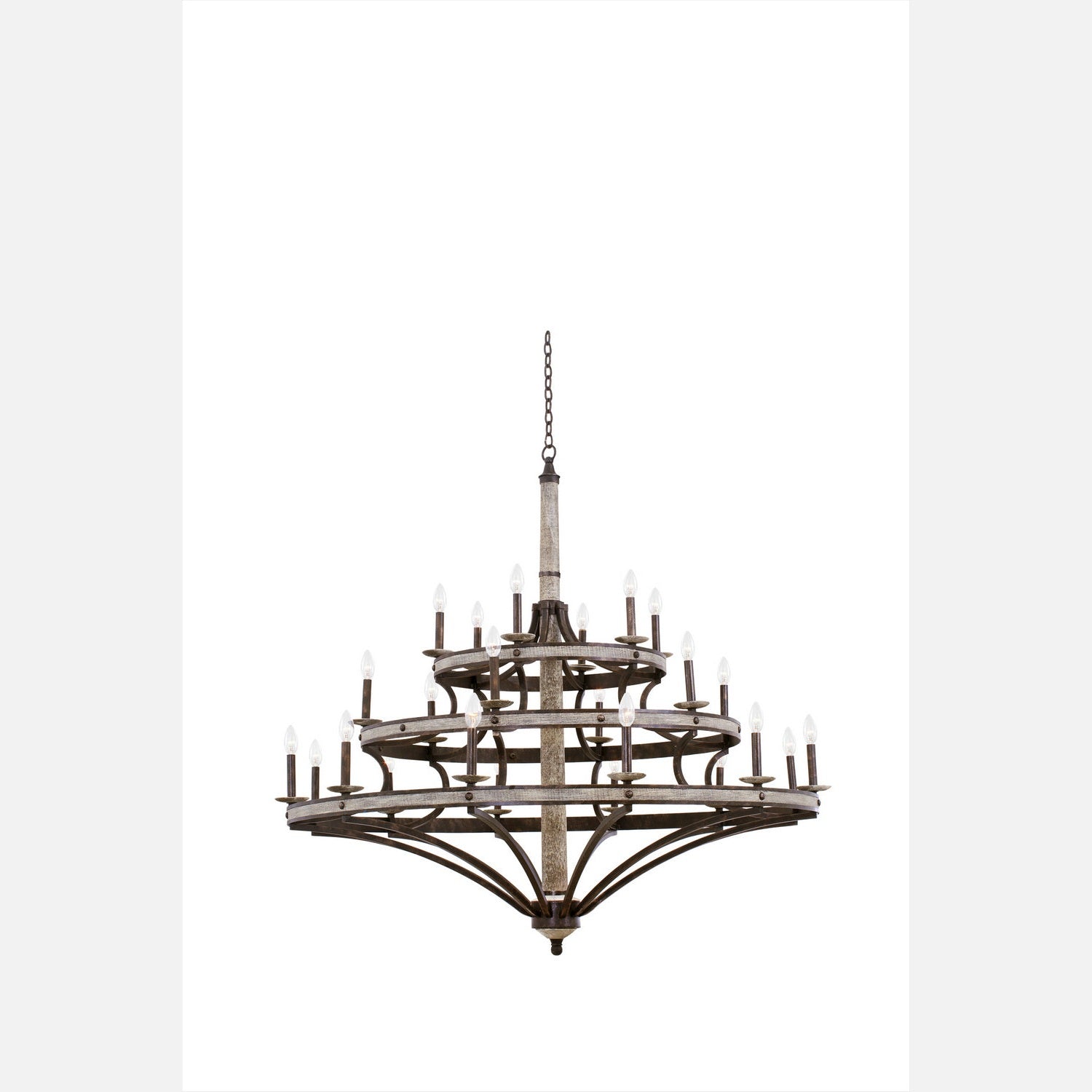 Kalco - 7044FG - 24 Light Chandelier - Coronado - Florence Gold