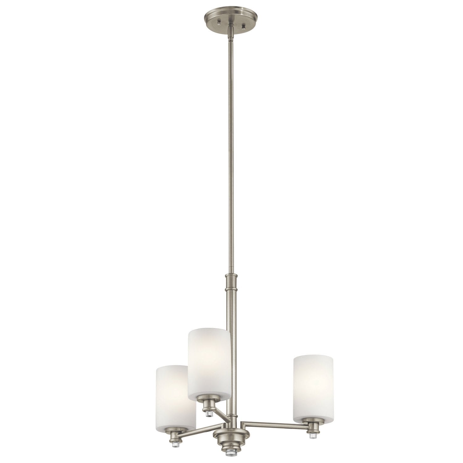 Kichler - 43922NI - Three Light Mini Chandelier - Joelson - Brushed Nickel