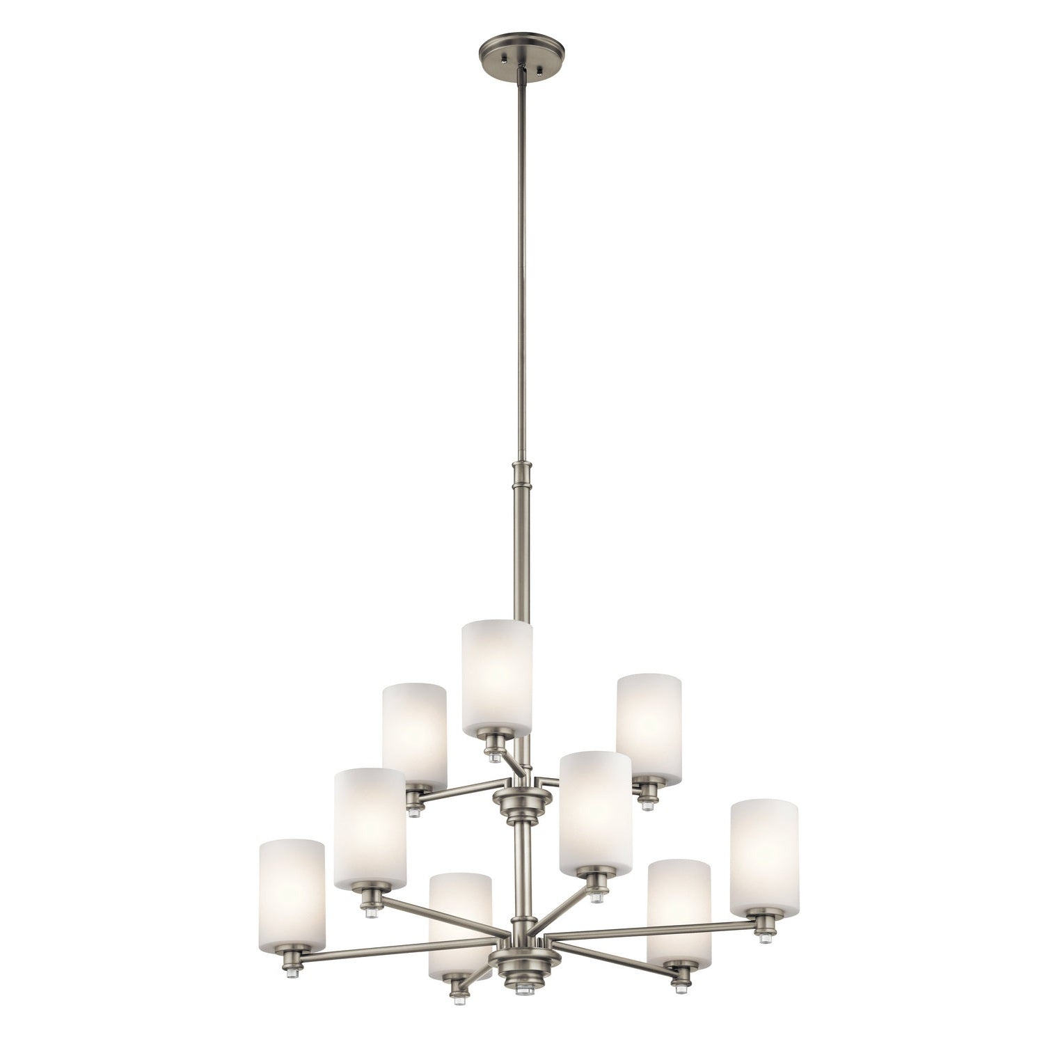 Kichler - 43924NI - Nine Light Chandelier - Joelson - Brushed Nickel