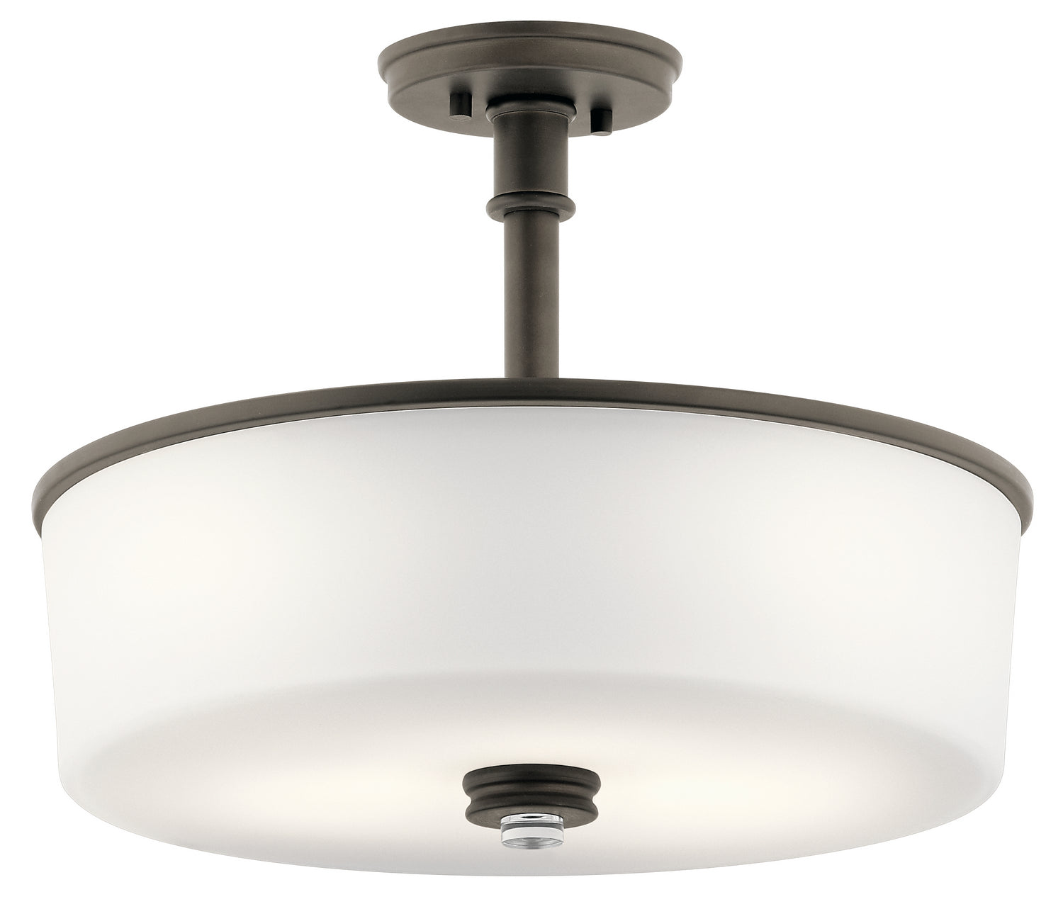 Kichler - 43925OZ - Three Light Pendant/Semi Flush - Joelson - Olde Bronze