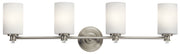 Kichler - 45924NI - Four Light Bath - Joelson - Brushed Nickel
