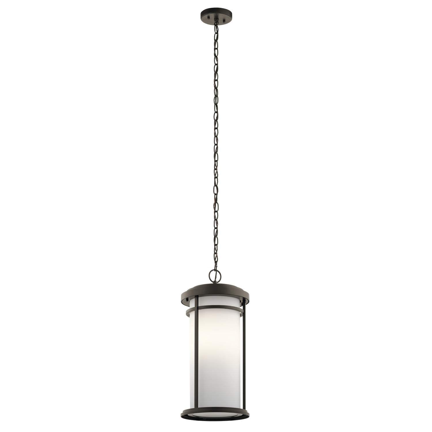 Kichler - 49689OZ - One Light Outdoor Pendant - Toman - Olde Bronze