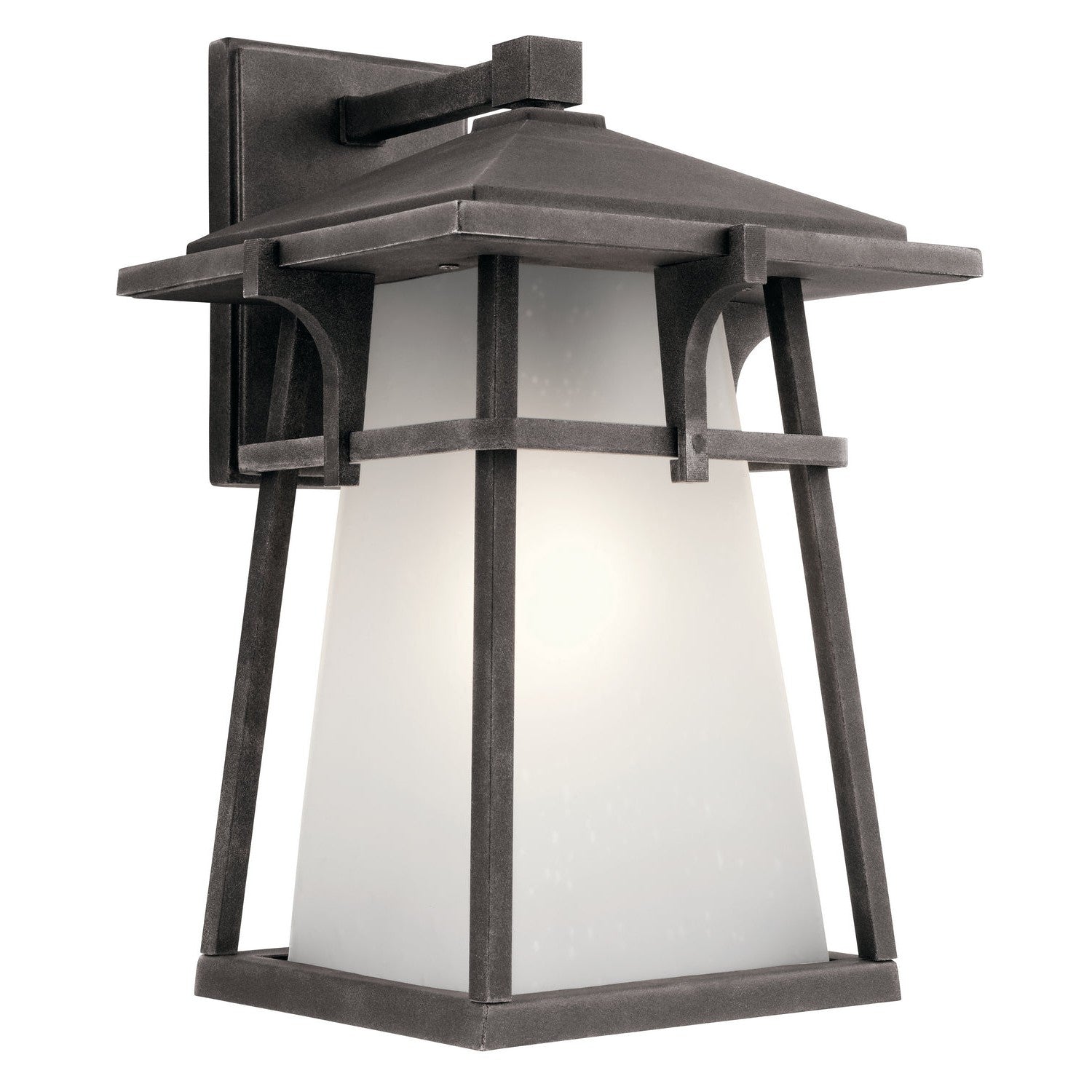 Kichler - 49722WZC - One Light Outdoor Wall Mount - Beckett - Weathered Zinc