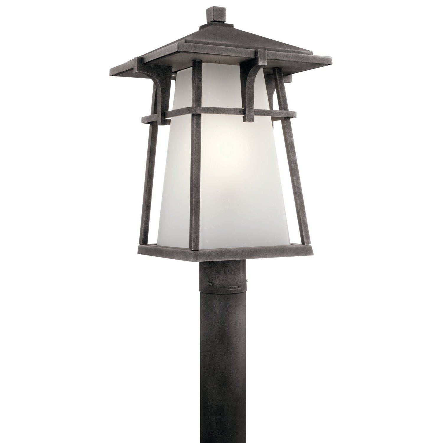 Kichler - 49724WZC - One Light Outdoor Post Mount - Beckett - Weathered Zinc