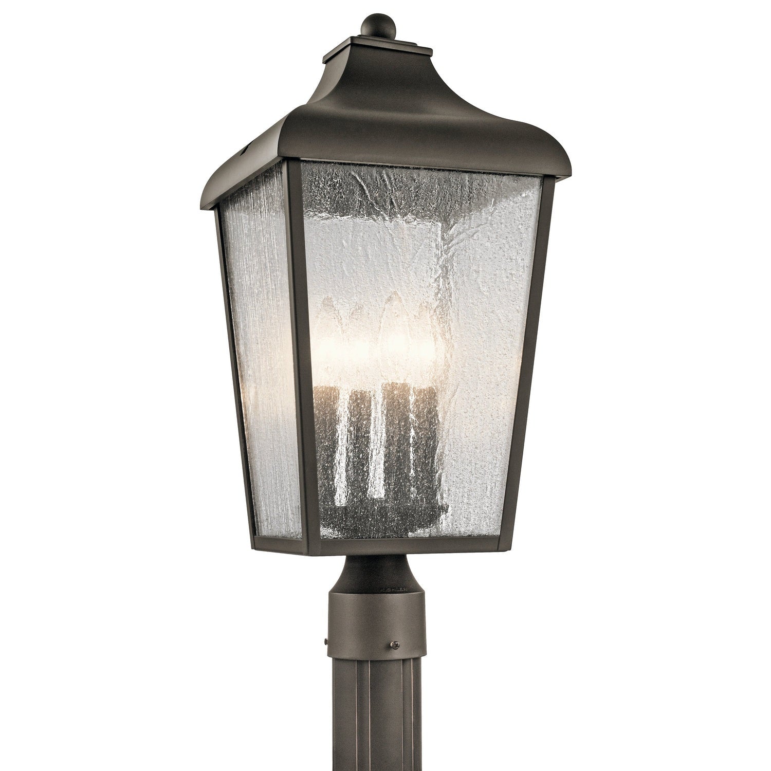 Kichler - 49739OZ - Four Light Outdoor Post Mount - Forestdale - Olde Bronze